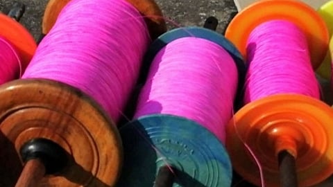 Banned Chinese kite string