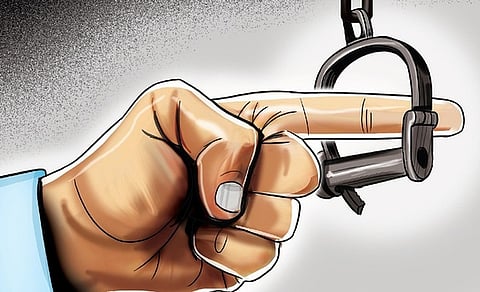 An intern of the medical university has been arrested for allegedly sexually exploiting a nursing student on the false promise of marriage, among other charges, police said.