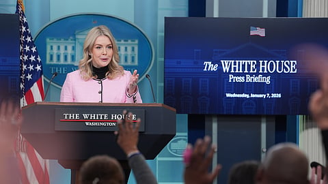 White House press secretary Karoline Leavitt