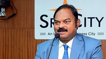 GST AP Commissioner addressing the auditors training session was held at Sricity , on Friday , Sri city MD Ravindra SannaReddy also participated in the session.