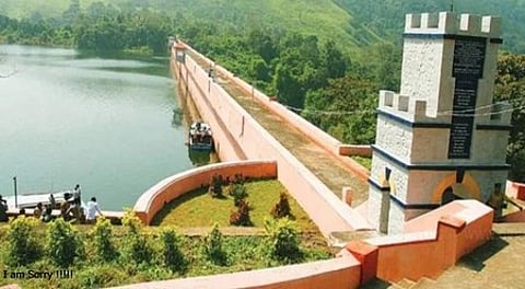 Mullaperiyar Dam in Thekkady.