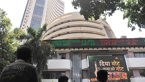 Market benchmark indices Sensex and Nifty declined in early trade.