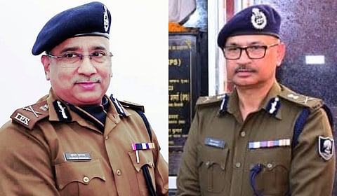 DG(STF)Kundan Krishnan(L) and DGP Vinay Kumar(R)