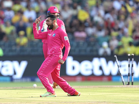 Sikandar Raza in action