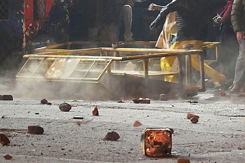 Stone pelting
