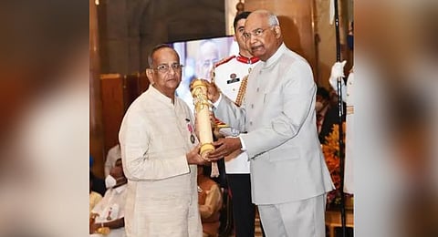 Padma Shri Dr Sunkara Venkata Adinarayana Rao.