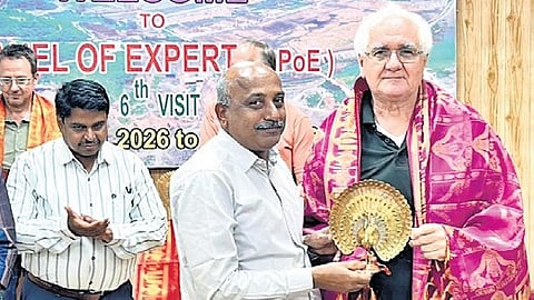 The three-day visit of a team of foreign experts to the Polavaram Project concluded on Wednesday.