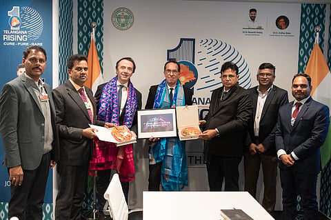 At Davos, participation alongside Hon’ble Chief Minister A. Revanth Reddy garu in discussions with Mr. Nicolas Hieronimus, CEO of L’Oréal, marked a key moment for the Telangana Rising vision.