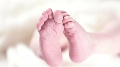 Police said the infant appeared to have been born only a few hours earlier.