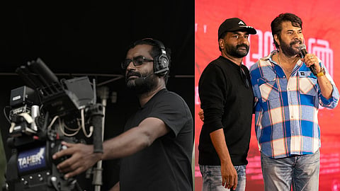 Faisal Ali (L), Faisal Ali with Mammootty (R)