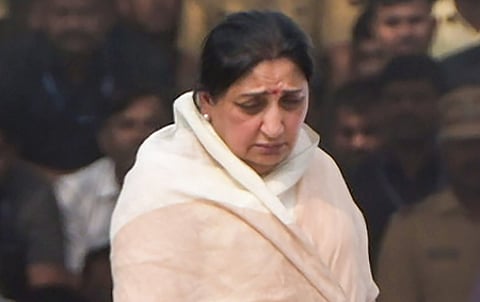 NCP Rajya Sabha member Sunetra Pawar.