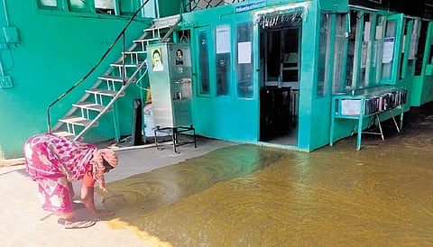 On January 23, Sasiraj allegedly had a maid clean the manager’s office floor with cow dung, stating that the “pest” (referring to the BM) had left the branch.