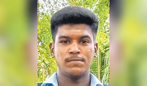 Deceased temple guard B Ajithkumar