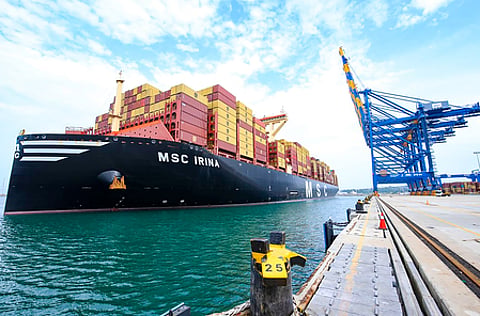 Vizhinjam port image used for representative purpose.
