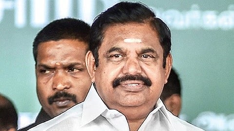 AIADMK general secretary Edappadi K Palaniswami