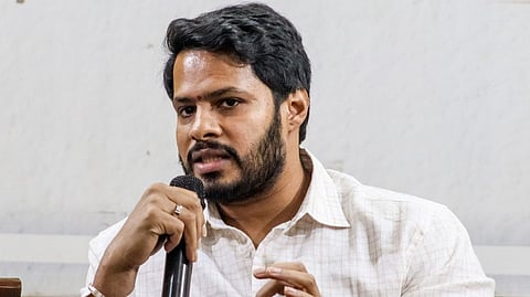 JDS youth wing president Nikhil Kumaraswamy.