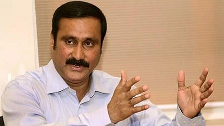 PMK President Anbumani Ramadoss.