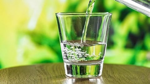 drinking water