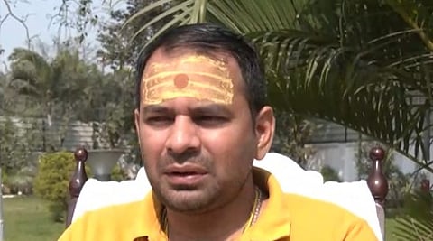 Janshakti Janta Dal (JJD) chief Tej Pratap Yadav.