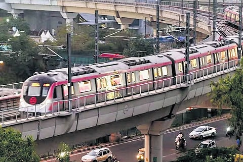 According to officials, the existing copper cables will be removed and aluminium cables will be installed in a trefoil formation along metro viaducts.