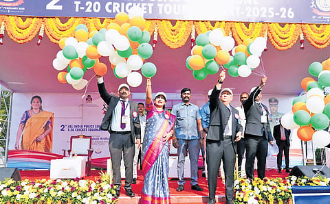 Home Minister Vangalapudi Anitha and Director General of Police (DGP) Harish Kumar Gupta inaugurated the tournament.