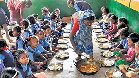There is shortage of staff at schools to cook the meals for the children.