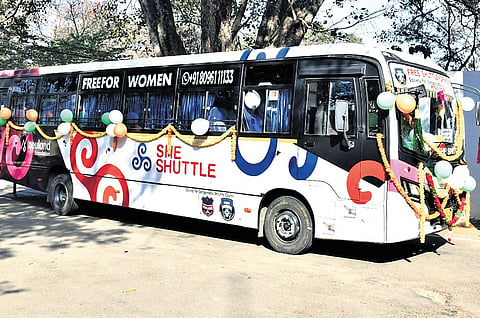 The vehicle is fitted with GPS to enable real-time tracking of its location and schedule.