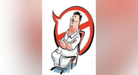 Anbil Mahesh Poyyamozhi said M. Appavu clarified that OPS had a sore throat and had authorised his MLA to speak.