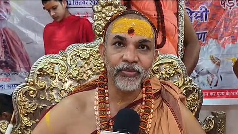 Swami Avimukteshwaranand Saraswati.