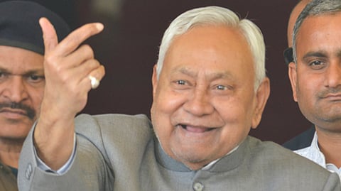 Bihar Chief Minister Nitish Kumar.