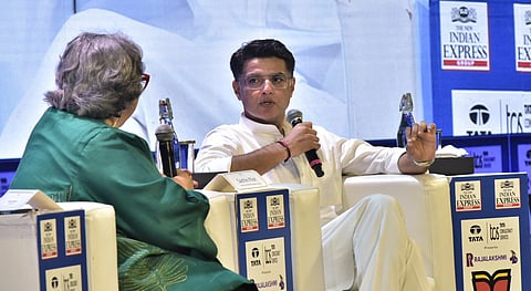 Pilot was in a discussion on 'Beyond Degrees: Notes from the Field', with senior journalist Kaveree Bamzai.