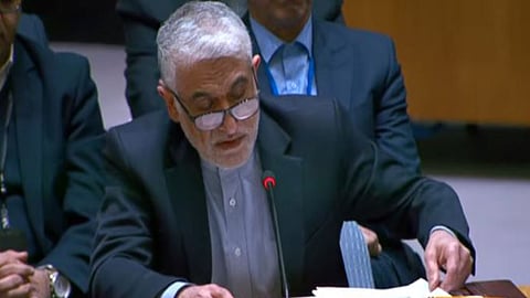 Iran's ambassador to the United Nations Amir Saeid Iravani