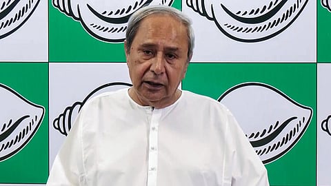 BJD president and leader of Opposition in the Odisha Assembly, Naveen Patnaik.