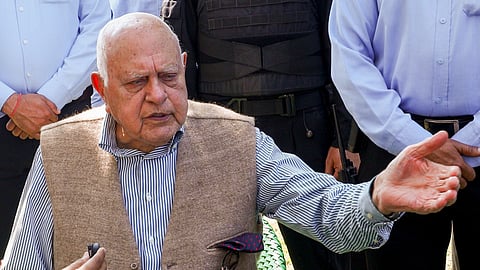 Jammu and Kashmir National Conference president Farooq Abdullah.