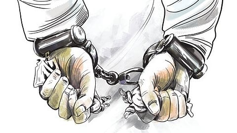 arrest, held