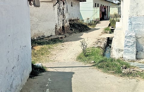 A road ends where the jurisdiction of another panchayat begins