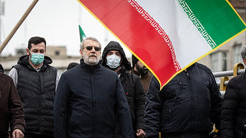 On March 13, Iranian Secretary of Supreme National Security Council Ali Larijani made one of the most high-profile public appearances by an Iranian official since the begining of the war, marching in a mass rally in Tehran, defying death threats from the US and Israel.