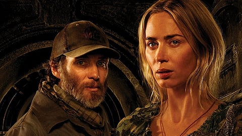 Cillian Murphy (L) with Emily Blunt in A Quiet Place Part II