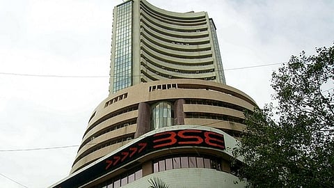 The 30-share BSE Sensex jumped 518.84 points to 76,589.68 in early trade.