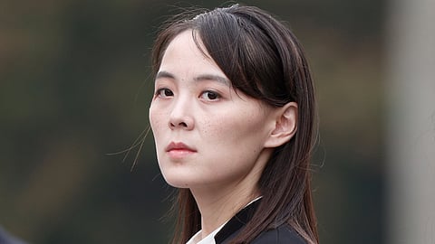 Kim Yo Jong, a sister of North Korean leader Kim Jong Un, attends a wreath-laying ceremony at Ho Chi Minh Mausoleum in Hanoi, Vietnam, March 2, 2019.