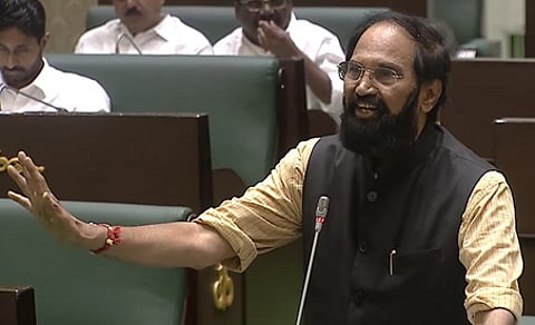 Irrigation Minister N Uttam Kumar Reddy