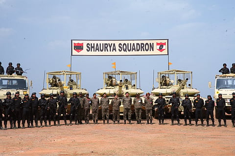 Currently, the Army fields around 63 armoured regiments, each equipped with about 45 tanks, including T-72, T-90 and Arjun variants.