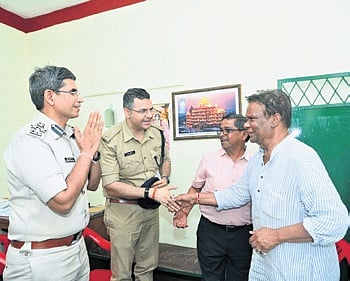 Top police officials meeting Ray