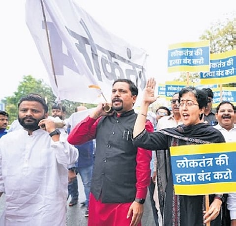 Leader of Opposition Atishi said that AAP MLAs would boycott the Budget Session if the suspension of four party MLAs in the previous sitting of the House was not revoked.