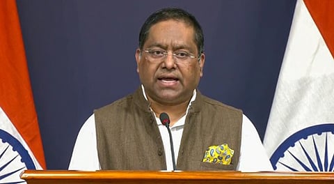 Ministry of External Affairs spokesperson Randhir Jaiswal.