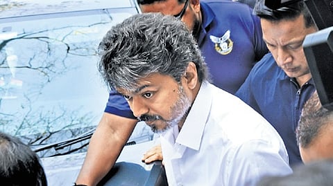 TVK president Vijay met the CEO at the state secretariat on Saturday