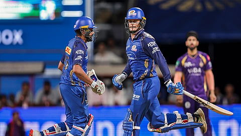 Chasing 221, Rickelton (81 off 43 balls) and Rohit (78 off 38 balls) shared a breezy 148-run opening stand off just 71 balls to set the platform for the win.
