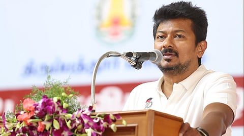 DMK leader and Tamil Nadu Deputy Chief Minister Udhayanidhi Stalin.