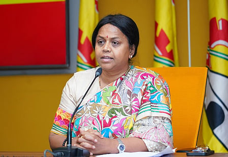 TDP Chief Whip and MLC Panchumarthi Anuradha.