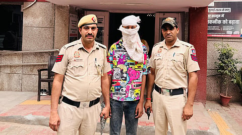 Ishwar (C) was nabbed from C-1 Block, Mohan Garden, Main Najafgarh Road on Tuesday.